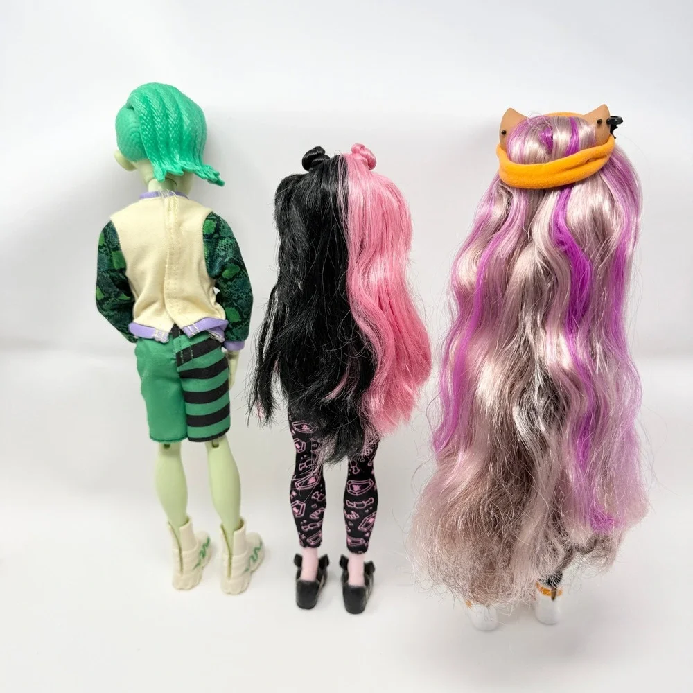 Mattel Monster High G3 Doll Lot Deuce Gorgon Draculaura Clawdeen Wolf 2021 Kids